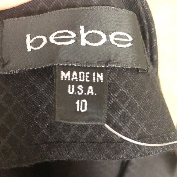 NWT BEBE Black textured pencil skirt - Picture 6 of 7